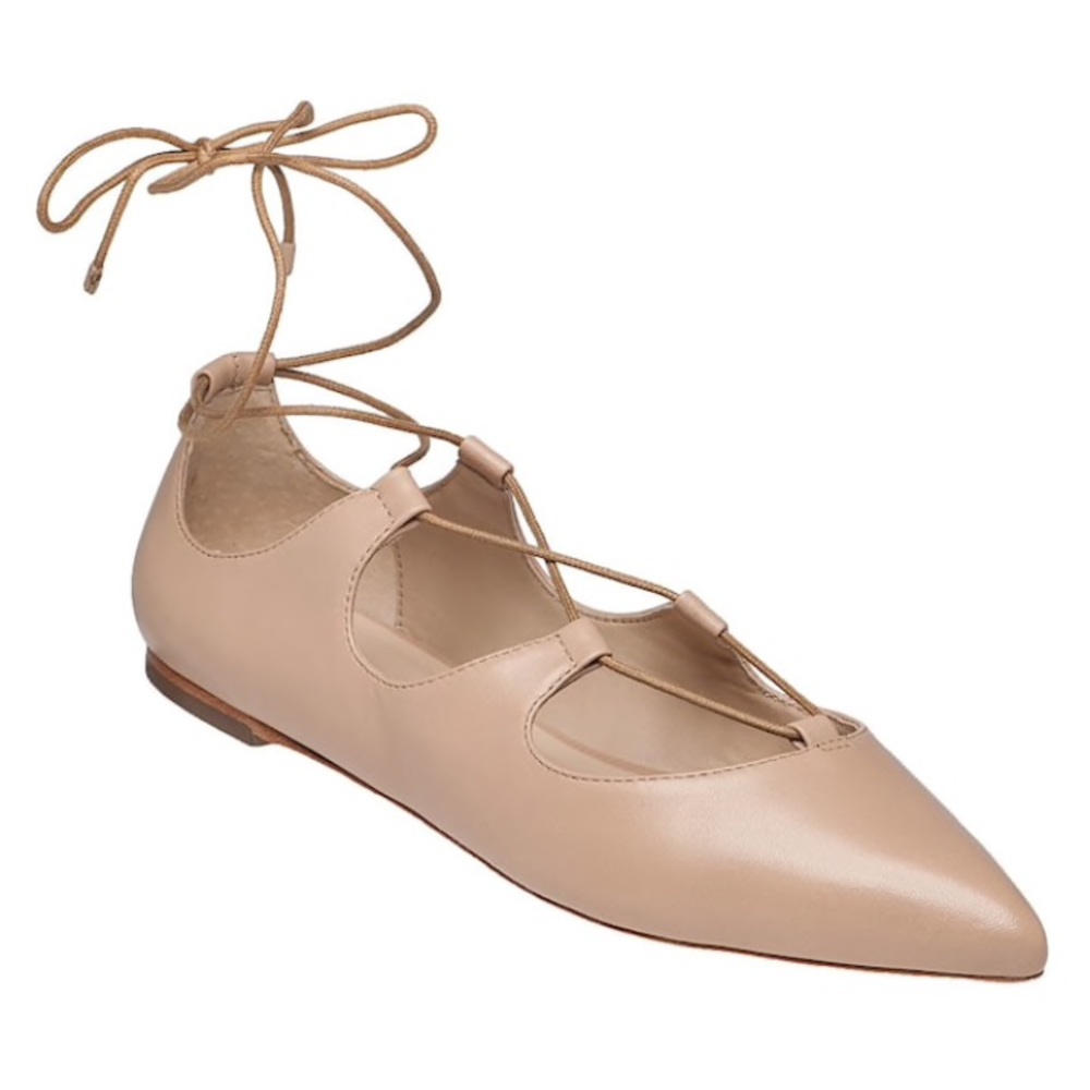 Loeffler Randall Ambra Flat in Wheat